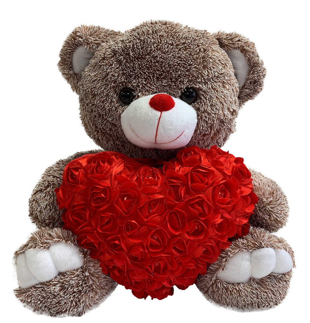 Bear with Rose Heart