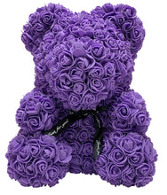 Load image into Gallery viewer, Rose Bear With Ribbon