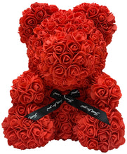 Load image into Gallery viewer, Rose Bear With Ribbon