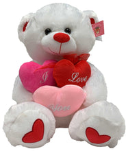 Load image into Gallery viewer, Large Bear With I Love You Hearts