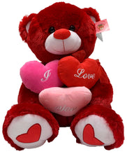 Load image into Gallery viewer, Large Bear With I Love You Hearts