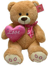 Load image into Gallery viewer, Large Bear with Heart on Right Hand