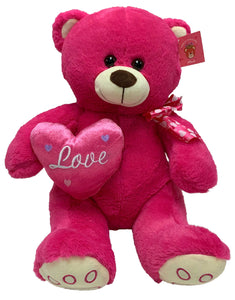 Large Bear with Heart on Right Hand