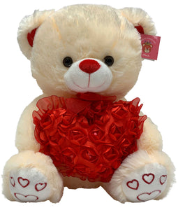 Bear with Rose Heart (Smile)