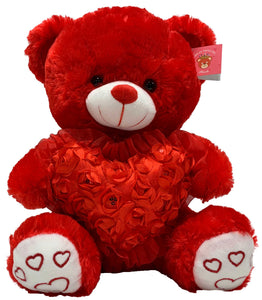 Bear with Rose Heart (Smile)